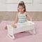 Badger Basket Doll Cradle with Bedding and Free Personalization Kit - White Rose